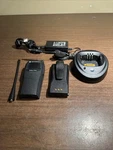 Motorola Radius CP200 438-470 Mhz Ch AAH50RDC9AA1AN New Batt & Antt Nice Radio. Fixed Price $89.99.