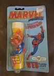 Marvel Super Heroes Spider Man Web Flashlight Vintage. Fixed Price $13.00.
