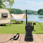 10PCS Long Range 16 Channels Rechargeable Walkie Talkies With Earphones Hot. Fixed Price $115.46.