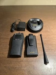 Motorola Radius CP200 438-470 Mhz Ch AAH50RDC9AA1AN New Batt & Antt Nice Radio. Fixed Price $89.99.