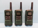 Set Of 3 Motorola Talkabout T261CA Frs / Gmrs Two-way Radios 25 Mile Range. Fixed Price $54.65.