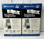 2 Lot Vintage Midland International 13-775B Handheld Transceivers Cb Japan 1969. Fixed Price $140.00.