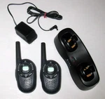 Cobra Micro Talk Ga-ct Blue With Desktop Charger Tested Needs New Batteries. Fixed Price $26.99.