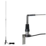 Vhf 144-174MHZ Wideband Mobile Radio Antenna Lay-over Folding L-mount 4DBD PL259. Fixed Price $38.00.