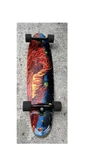 Dregs Downhill Longboard Skateboard Deck Fire Wave 39" 81A Gullwing Rasta Trucks. Fixed Price $75.00.