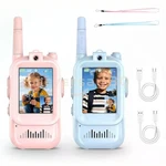 Pack Rechargeable Kids Video Walkie Talkies Camping/hiking Toys Ages 3-12. Fixed Price $15.19.