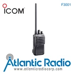 Icom F3001 Analog Vhf Portable Two-way Radio (136-174MHZ). Fixed Price $180.60.