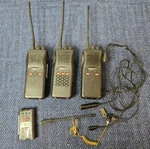 Motorola SP50 Radius Uhf Communication Radios + Ear Piece Bundle Lot. Fixed Price $299.99.