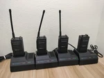(lot Of 4) Motorola Radius P100 H43QHU7120AN) Radio W/ Charger (NTN4864B)*READ*. Fixed Price $179.99.