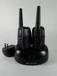 Audiovox GMRS1572CH Two Way Radios And Base With Adapter. Fixed Price $28.76.