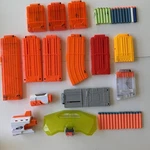 Nerf N-strike Elite Dart Clips 6/10/12/18 Accessories Orange Red Clear Zombie. Fixed Price $24.71.