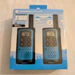 Motorola Frs MOT-T100 16-MILE Range RADIOS44; Blue Pack Of 2; New Sealed. Fixed Price $65.79.