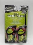 Kawasaki Sports Walkie Talkies W/ Belt Clip, Morse Code 200 Ft. Range Radio Toy. Fixed Price $9.63.