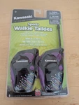 Kawasaki Sports Two Walkie Talkie Kids Set, Belt Clips - New Factory Sealed. Fixed Price $25.00.