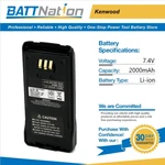 7.4V 2000MAH Li-ion Battery For Kenwood KNB-33LI TK-2180K2. Fixed Price $35.00.