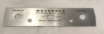 Motorola MOCOM-10 Control Head Escutcheon Nameplate,w/ Automute Vol & Squelch. Fixed Price $10.00.