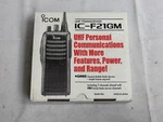 Icom IC-F21GM Uhf Personal Communications Transceiver. Fixed Price $99.99.