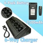 6X Motorola Radio NNTN4497 Replacement Batteries With Charger PR400 CP150 CP200. Fixed Price $339.00.
