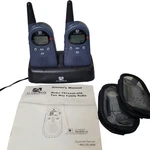 Set Audiovox FR1420-2 Blue Wireless Transmitters Walkie Two Way Family Radio. Fixed Price $10.08.