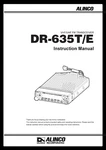 Alinco DR-635 Transceiver Instruction Manual 66 Pages Operating Guide. Fixed Price $19.99.