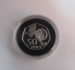 2004 Minute Mile 50TH Anniversary Silver Proof Uk Royal Mint 50P Coin Box+coa. Fixed Price $66.63.