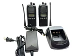 Lot Of Kenwood TK-3180-K Uhf Transceiver W/ Antennas & Charger 450-520 Mhz. Fixed Price $150.00.