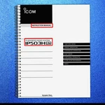 Icom IP503H Lite Radio System Instruction Manual - Loop Binding Tough Covers. Fixed Price $18.35.