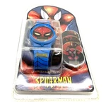 Marvel Vtg 2003 Spiderman Kids Digital Watch 4 Interchangeable Face Covers Blue. Fixed Price $16.68.