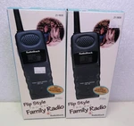 X Flip Style Two-way Family Radioshack 21-1806 Nos. Fixed Price $50.00.