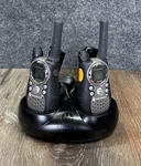 Motorola Talkabout T6550 2-WAY Radio Walkie Talkies (2) Duel Charging Station. Fixed Price $54.99.