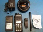 Motorola HT1250 Vhf AAH25KDH9AA6AN 136-174MHZ 128 Channel Mint Tested. Fixed Price $300.00.