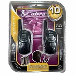 New Two Cobra Microtalk Hand Held 2-WAY Walkie Talkies/w Charger Cord 10 Mile. Fixed Price $25.99.