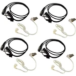 4X Hqrp External Ear Loop 2-PIN Headsets Ptt Mic For Cobra Series Radio Devices. Fixed Price $35.95.