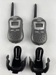 Cobra Microtalk Way Radios Grey Walkie-talkie Model: FRS220 Belt Clips. Fixed Price $11.53.