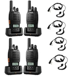 Retevis H777D Long Range Walkie Talkie 4 Pack Two Way Radios For Church & Mic. Fixed Price $74.99.
