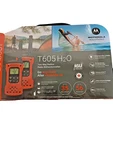 Motorola Solutions T605 H2O Waterproof Two-way 35 Miles Radio Black/orange 2-PK. Fixed Price $105.00.