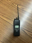 Motorola Portable Handheld Two-way Radio Black Communication Device. Fixed Price $68.00.