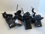Lot Of 4 Radios With Clip On Mics Batteries Need Replaced 3 Vertex, 1 Motorola. Fixed Price $100.00.