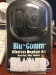 New-blu Comm -bluetooth Wireless Headset Kit For 2-WAY Radios. Fixed Price $129.00.