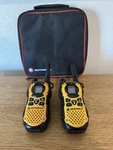 Motorola Walkie-talkie K7GMTCEJ Yellow Two-way Radio W/ Case Bag Set Of 2. Fixed Price $21.00.
