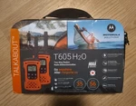 Motorola T605 H2O Black Orange Waterproof IP67 Dual Power Two Way Radio. Fixed Price $125.00.