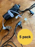 5 Pack Walkie-talkie Earpiece With Mic For Baofeng Radio Headset Security Style. Fixed Price $12.00.
