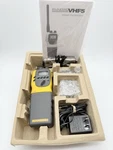 Humminbird VHF5 Marine Band Radio Yellow W/ Charger, Tested Works. Fixed Price $55.00.