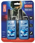 Cobra HE150B Blue Hero Series Police/ Swat 16 Mile Range 2-WAY Walkie Talkies. Fixed Price $19.00.