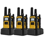 6 Pack Retevis RB48 Waterproof Walkie Talkie Long Range Heavy Duty Two Way Radio. Fixed Price $219.99.