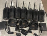 (X7) Blackbox Go! 2-WAY Radios Uhf/vhf W/ Chargers 32CH IP56. Fixed Price $198.88.