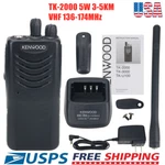 TK-2000 5W 3-5KM Vhf Radio Portable Walkie Talkie 136-174MHZ 16CH Usa New. Fixed Price $48.36.