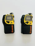Pair Of Sony U-ceiver ICB-U655 Yellow Uhf Transceiver Walkie Talkie 2-WAY Radio. Fixed Price $40.00.