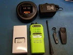 Motorola HT1250 Uhf 450-512MHZ 128 Channel AAH25SDF9AA5AN Mint Tested. Fixed Price $275.00.