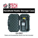 Btech Uv-pro Vhf/uhf Radio BP-26B BS-22 BS-50 Bluetooth Mic Custom Storage Case. Fixed Price $79.99.